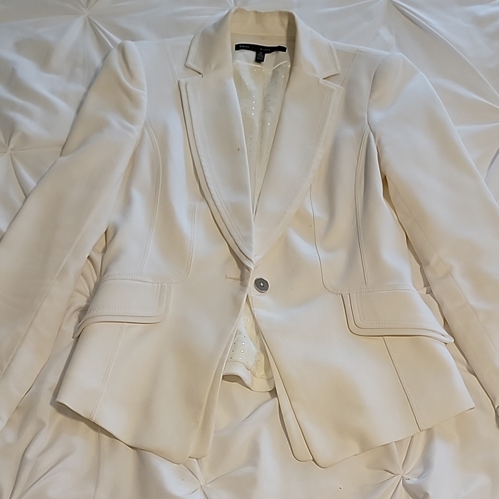 WHBM Cream Blazer